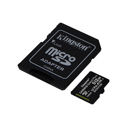 Карта пам'яті Kingston 512 GB microSDXC Class 10 UHS-I U3 + SD Adapter (SDCS2 / 512GB)