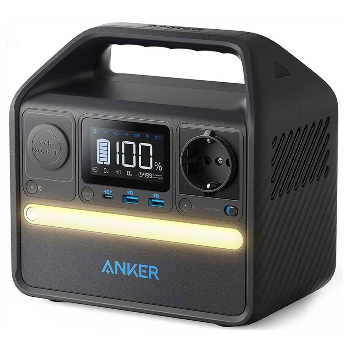 Зарядная станция ANKER 521 PowerHouse - 256Wh/AC 200W/60W 1xPD/2xUSB/1xCar/MPPT