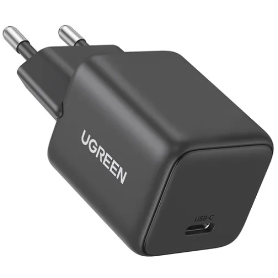 Зарядний пристрій Ugreen 1xUSB 20W (USB-C) PD GaN Tech X512 Сірий