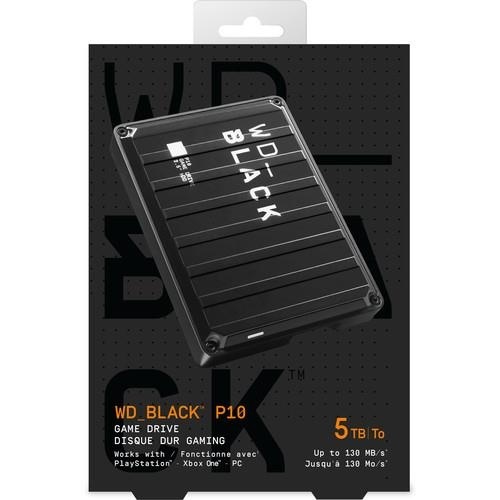 Жорсткий диск WD P10 Game Drive 5TB (WDBA3A0050BBK-WESN)