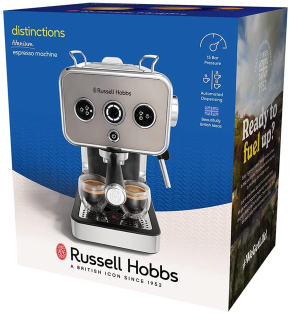Кофеварка эспрессо Russell Hobbs 26452-56 Distinctions Titanium