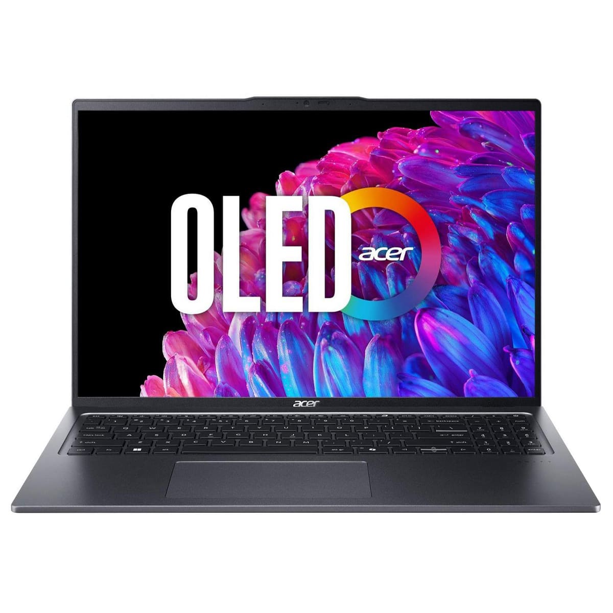 Ноутбук Acer Swift Go 16 SFG16-72 16" 3.2K OLED, Intel U7-155H, 32GB, F1TB, UMA, Lin, серый