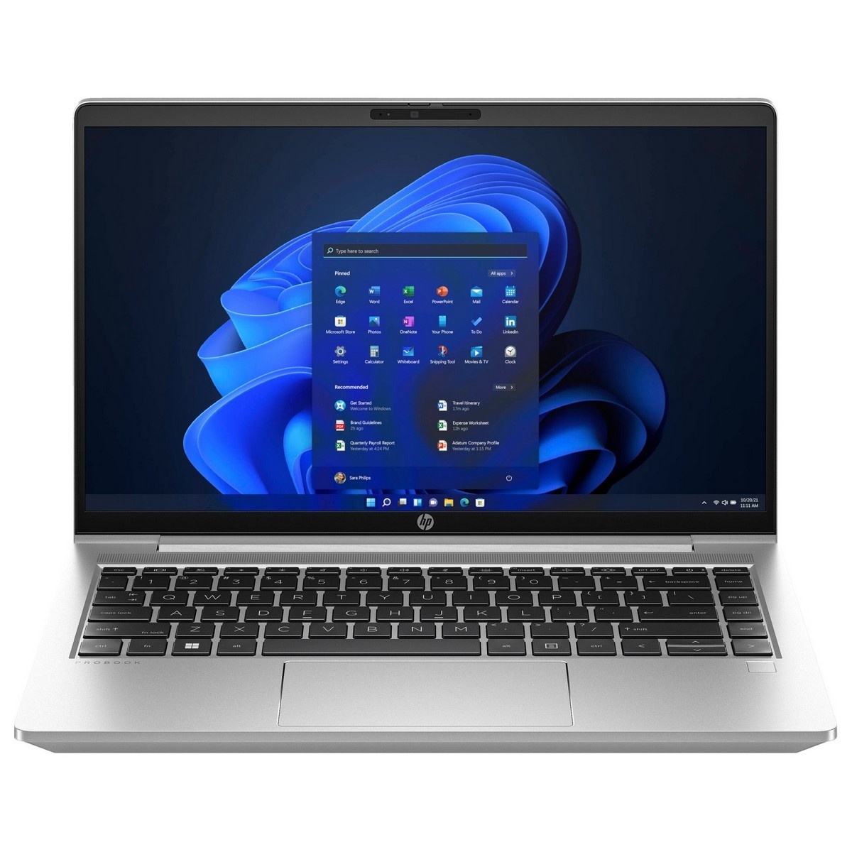 Ноутбук HP Probook 445-G10 14" FHD IPS AG, AMD R5-7530U, 8GB, F512GB, UMA, Win11P, серебристый (816Q2EA)