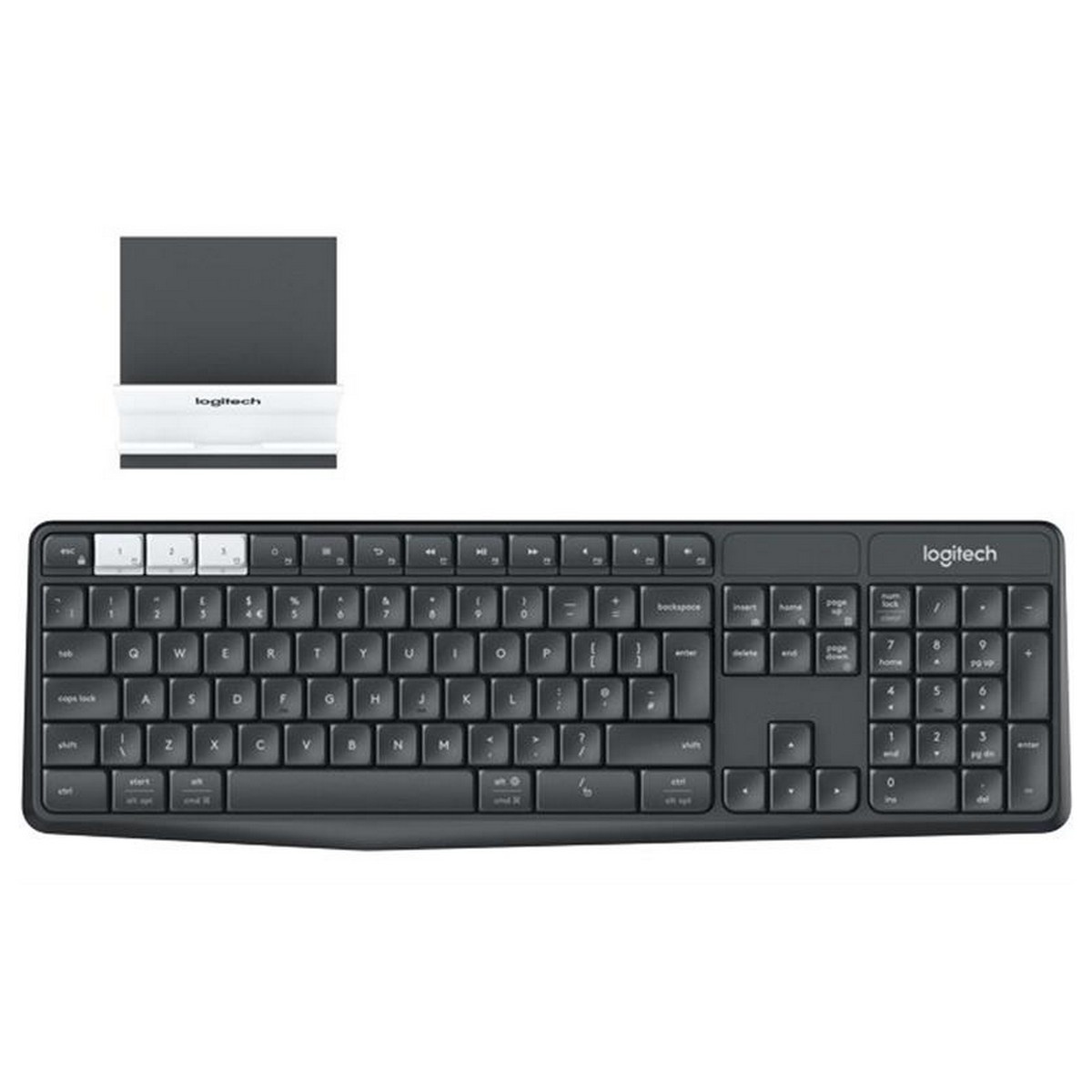 Клавиатура беспроводная Logitech K375s Multi-Device Keyboard Wireless UA (920-008181)