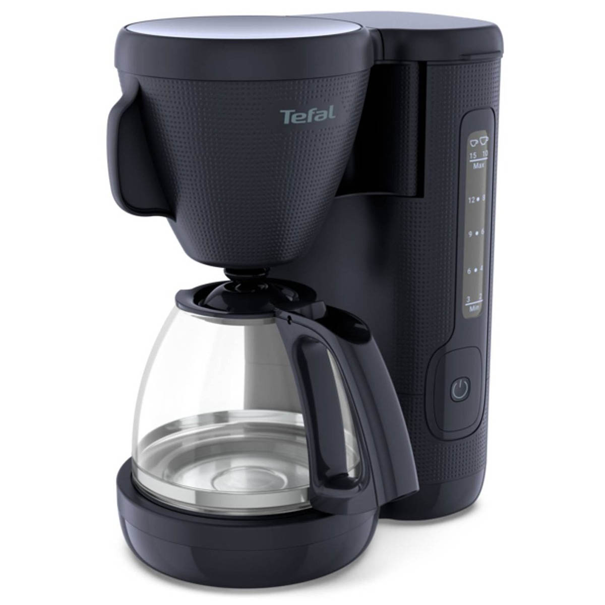 Кофеварка Tefal капельная Morning Black Knight 1.25л, молотая, черный