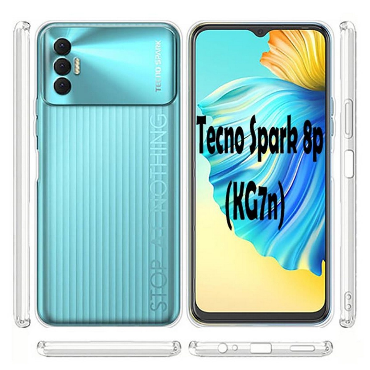 Чeхол-накладка BeCover для Tecno Spark 8p (KG7n) Transparancy (707628)