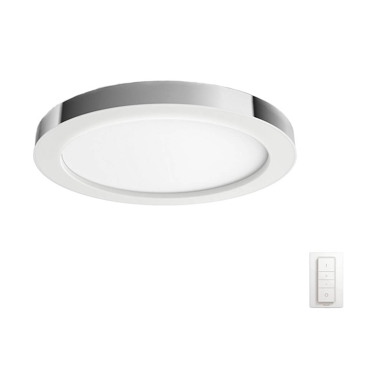 Смарт-светильник PHILIPS Adore Hue ceiling lamp chrome 1x40W 24V (34350/11/P7)