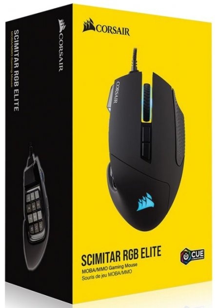 Мышка Corsair Scimitar RGB Elite (CH-9304211-EU) USB