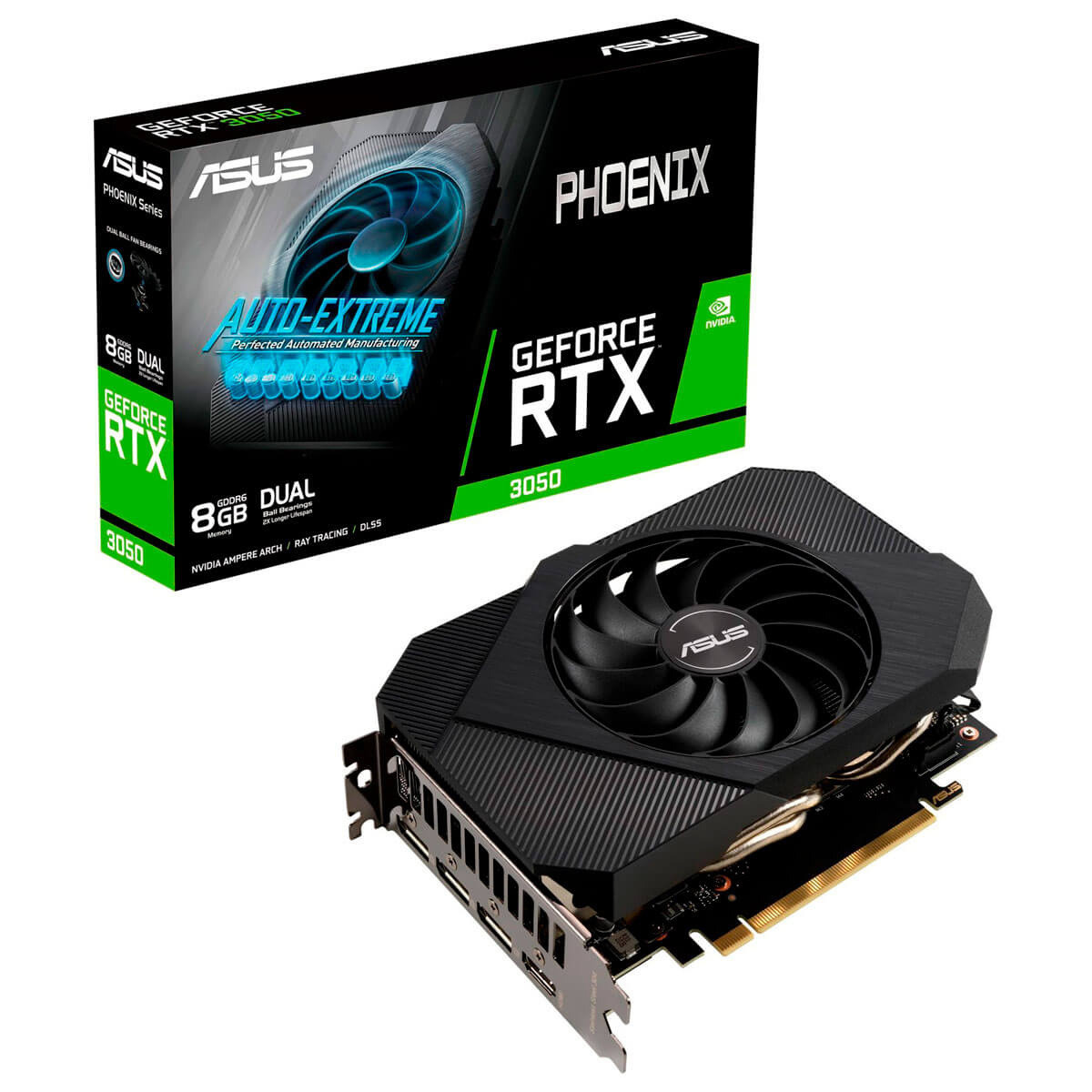 ᐉ Видеокарта Asus GeForce RTX 3050 8GB GDDR6 Phoenix V2 (PH-RTX3050-8G ...