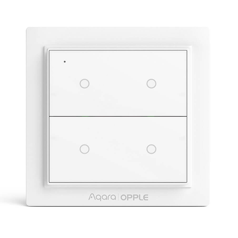 Умный выключатель Aqara Opple Light Switch (Double-Button) Zigbee 3.0 (WXCJKG12LM) 