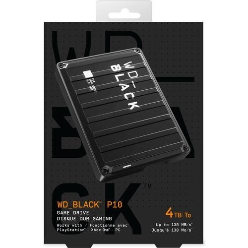 Жорсткий диск WD P10 Game Drive 4TB (WDBA3A0040BBK-WESN)