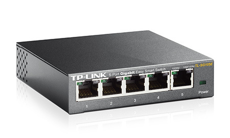 Комутатор TP-LINK TL-SG105E (5х1Gbit, easysmart)