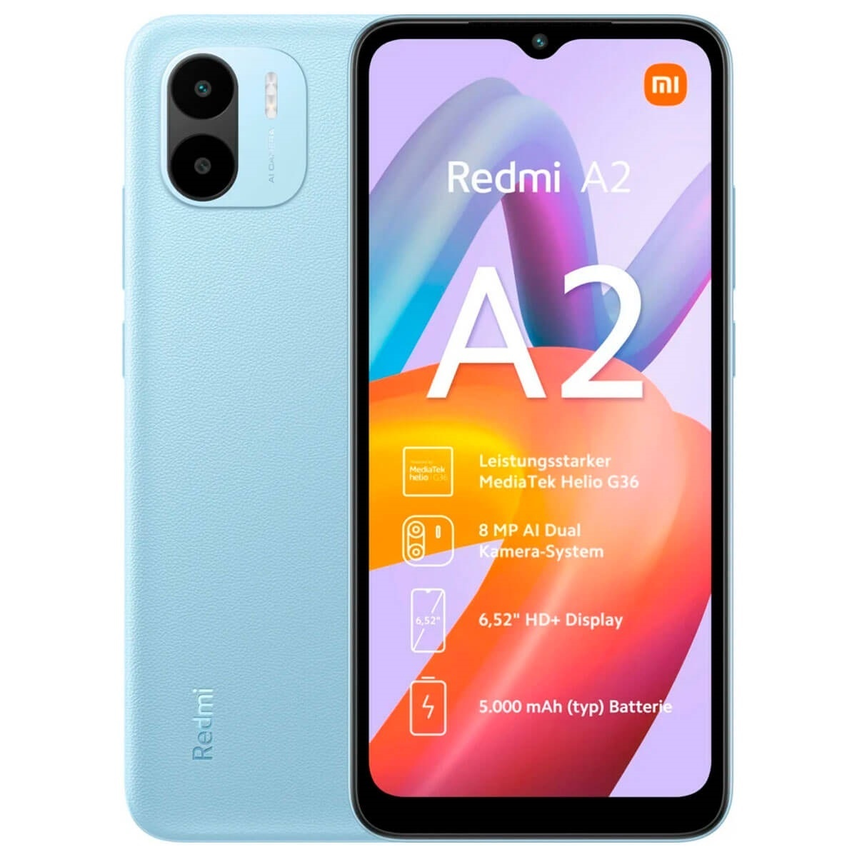 Смартфон Xiaomi Redmi A2 3/64GB Dual Sim Blue