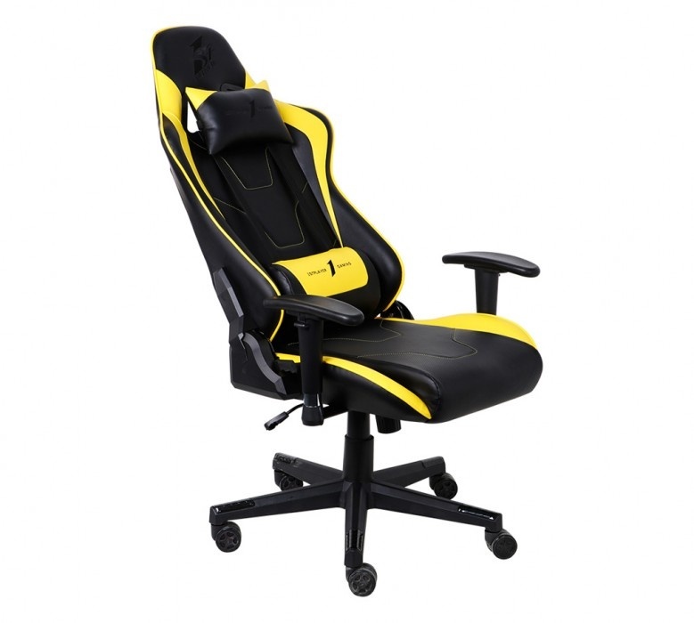 Ігрове крісло 1stPlayer FK2 Black-Yellow