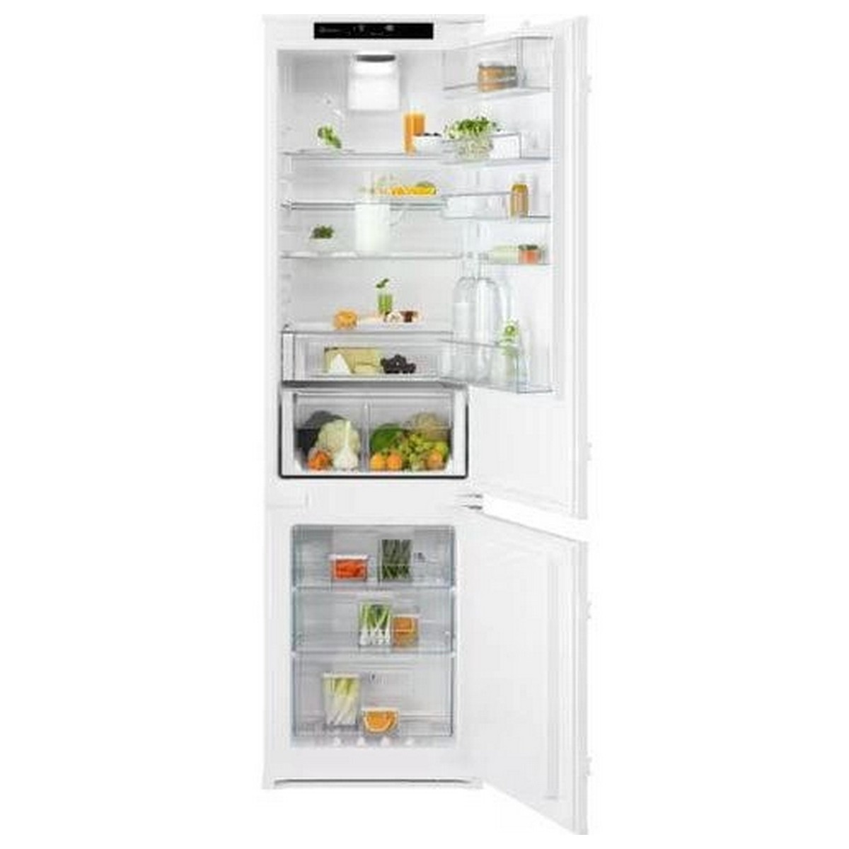 Холодильник Electrolux встроенный с нижн. мороз., 188x55х55, холод.отд.-215л, мороз.отд.-61л, 2дв.