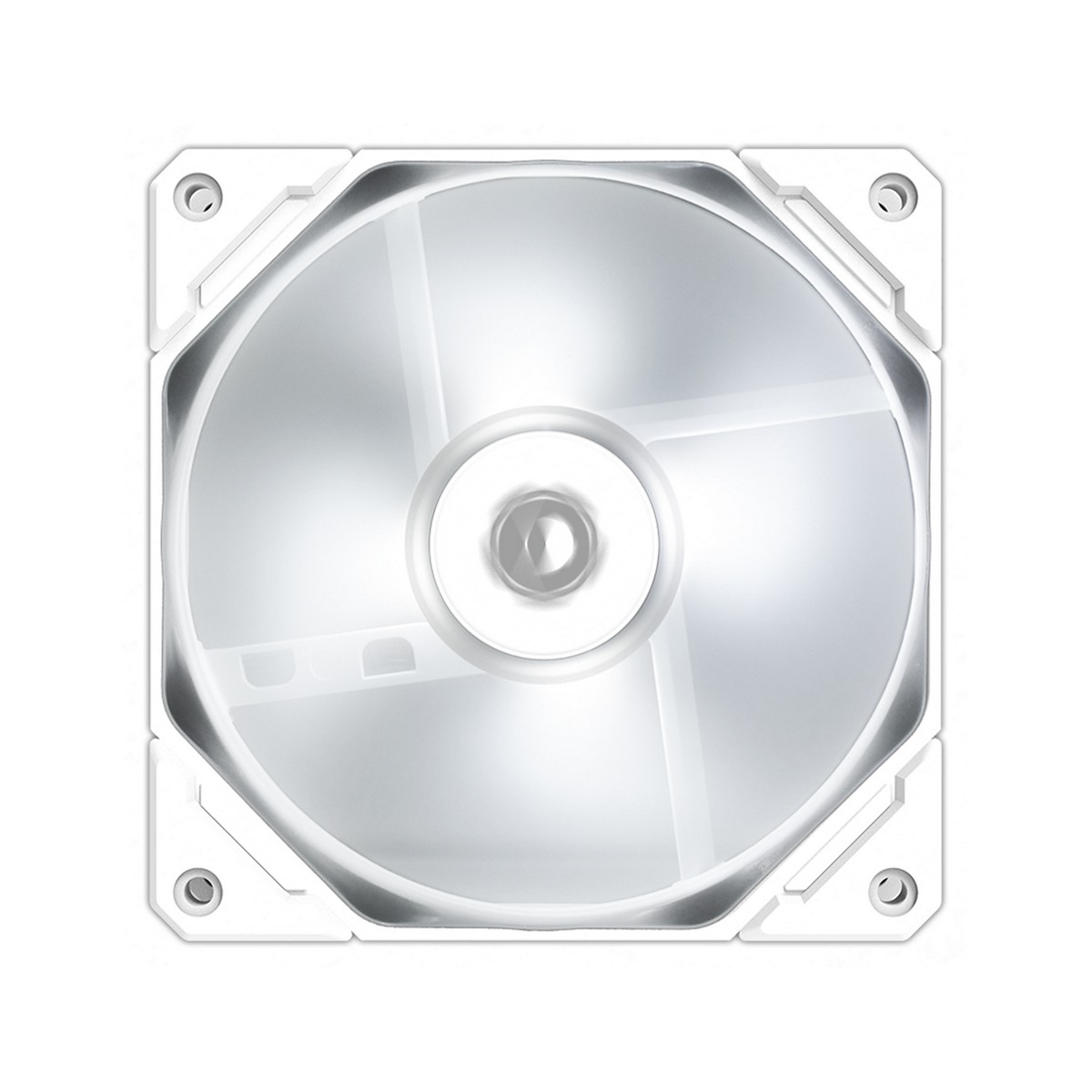 Вентилятор ID-Cooling TF-12025-SW, 120x120x25мм, 4-pin, белый