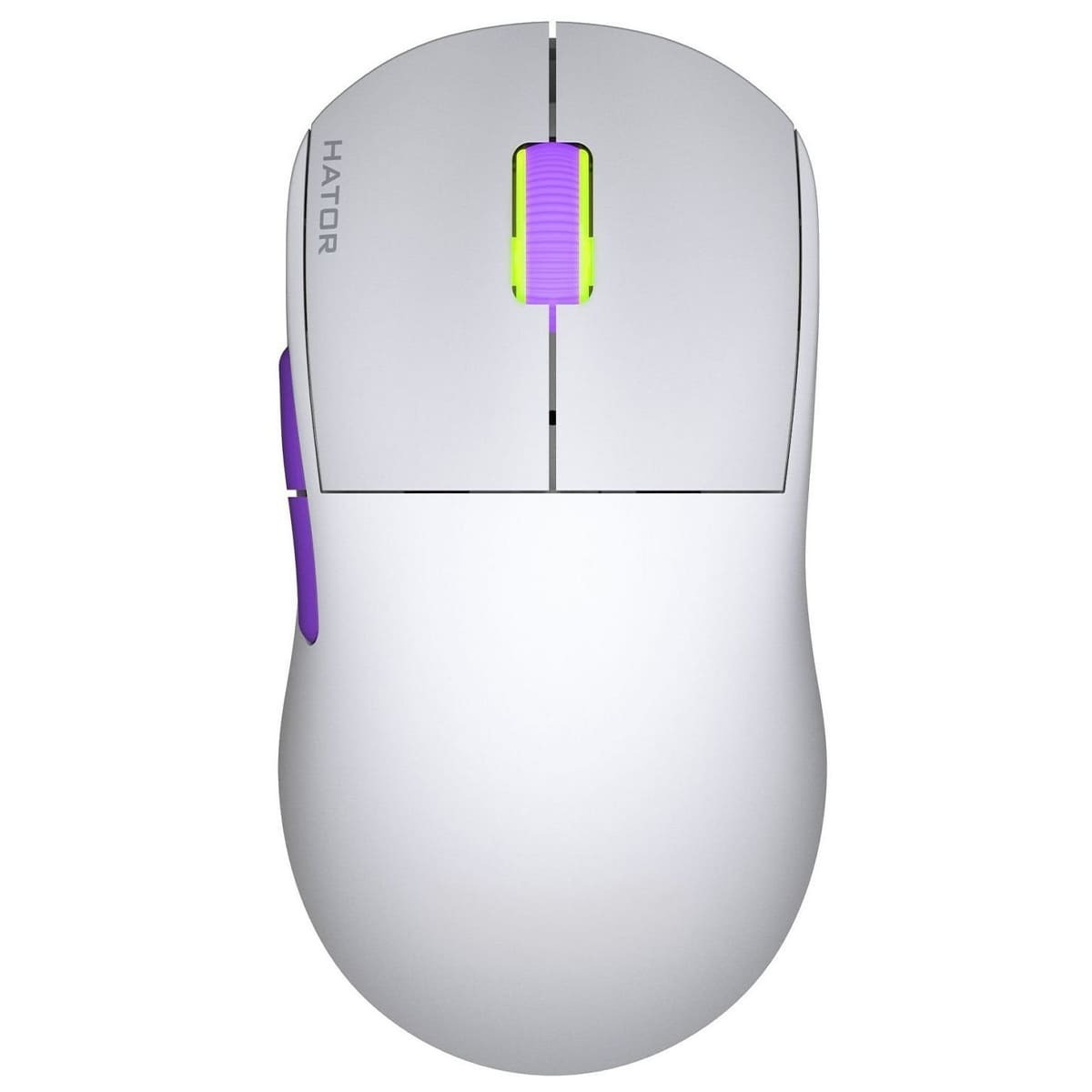 Мышь HATOR Quasar 2 ULTRA 4K wireless (HTM571WL) white/lilac