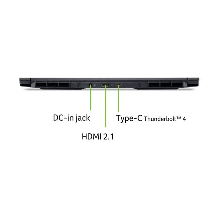 Ноутбук Acer Nitro V 16S ANV16S-71 16" WUXGA IPS, Intel 5-210H, 16GB, F1TB, NVD5050-8, Lin, чорний