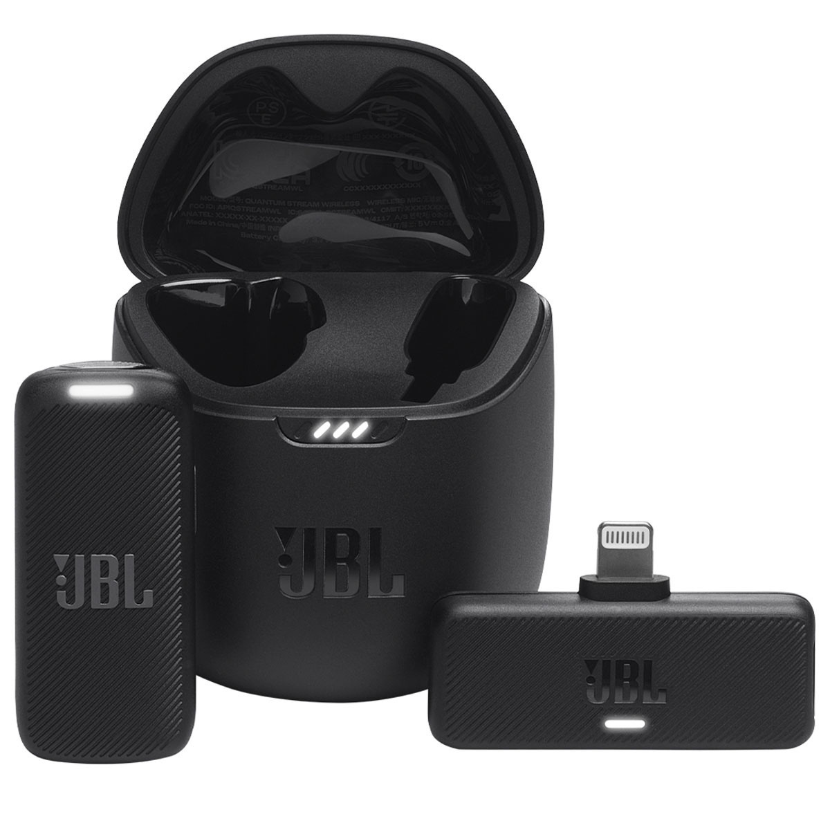 Микрофон JBL Quantum Stream Wireless Lightning (JBLSTRMWLLGHTBLK)