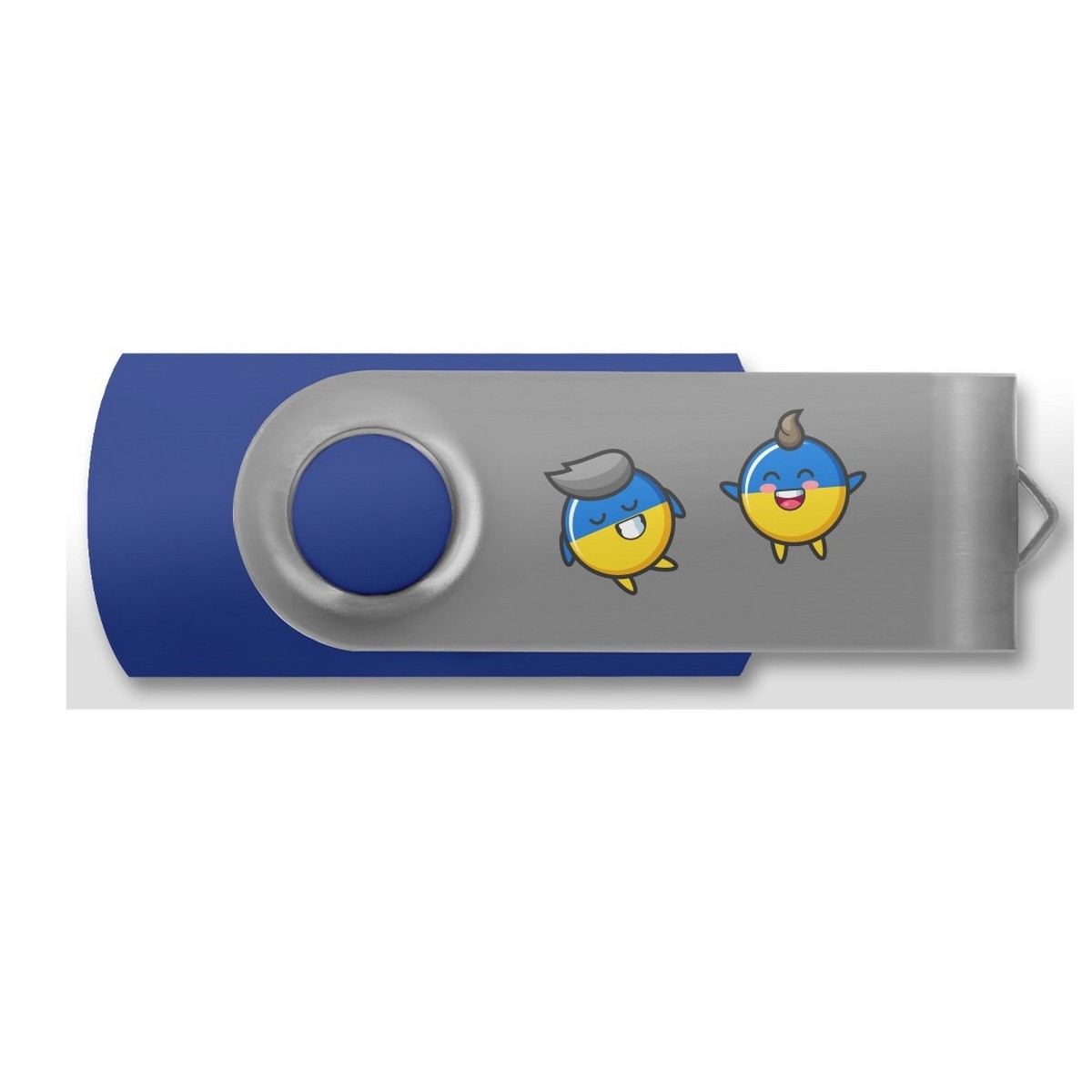 Флеш-накопитель USB 128GB GOODRAM Ukraine UTS2 Process Blue (UTS2-1280B0R11-UA)
