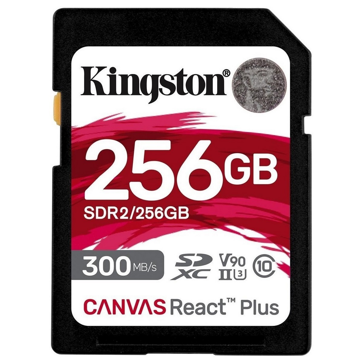 Карта памяти Kingston SD 256GB C10 UHS-II U3 (SDR2/256GB)