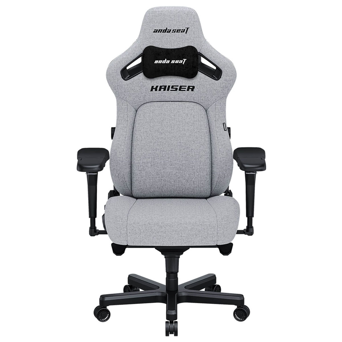 Кресло игровое Anda Seat Kaiser 4 Grey Fabric Size XL