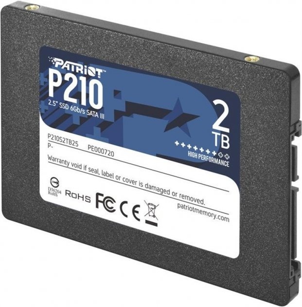 SSD диск Patriot P210 2TB 2.5" SATAIII TLC (P210S2TB25)