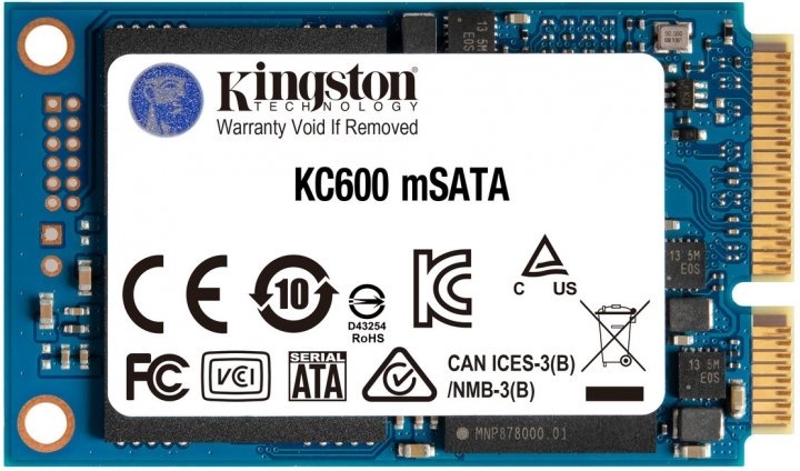 SSD диск Kingston KC600 256GB mSATA SATAIII 3D TLC (SKC600MS/256G)