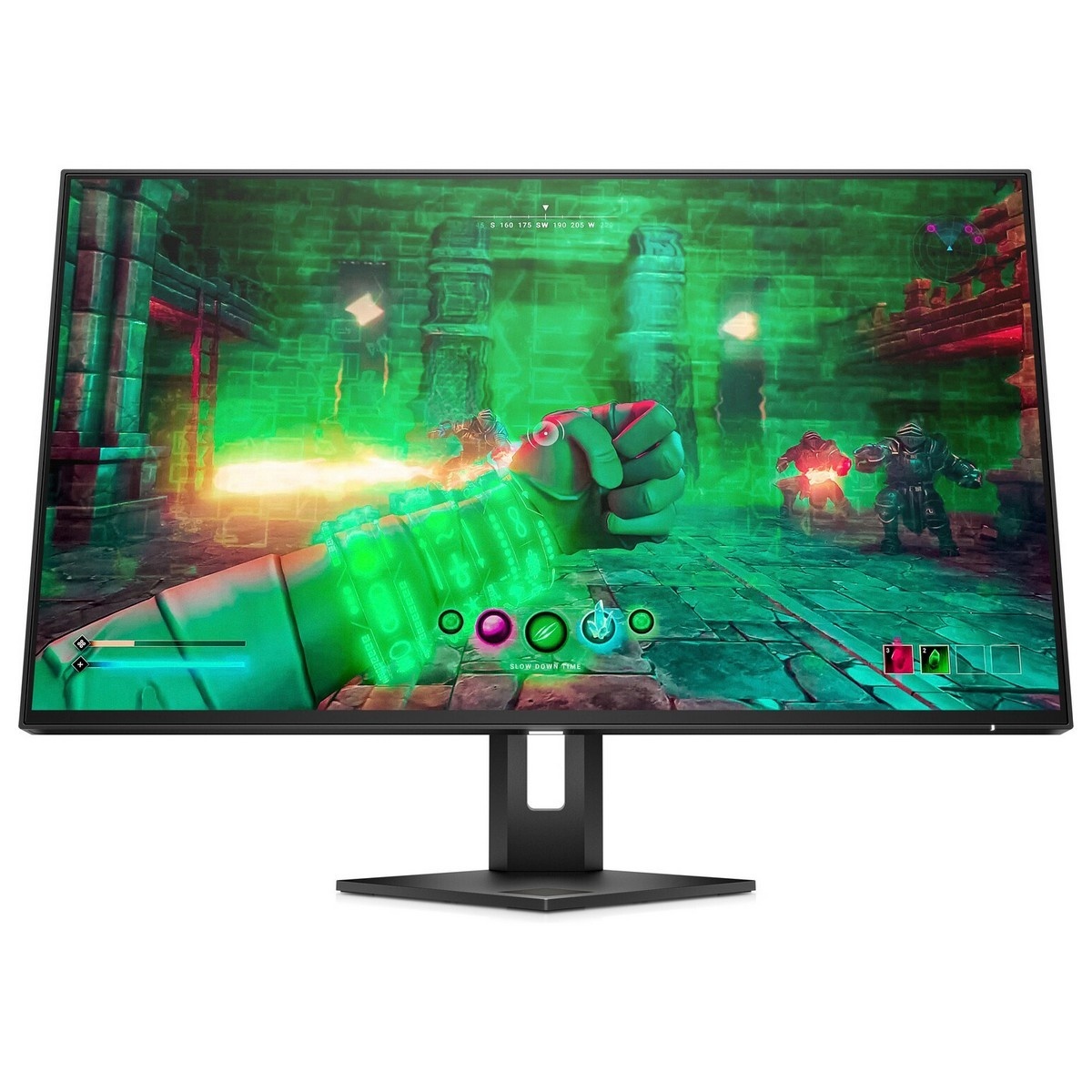 TFT 27" HP OMEN 27U 4K UHD, IPS, 144Hz, 1ms, HDMI x2, DP, USB-hub, HAS, колонки, черный