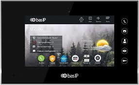 IP відеодомофон BAS-IP AQ-07L Black