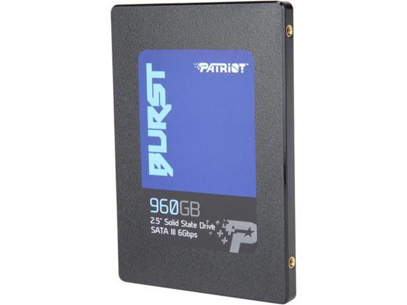 SSD накопитель 960GB Patriot Burst 2.5&quot; SATAIII 3D TLC (PBU960GS25SSDR)