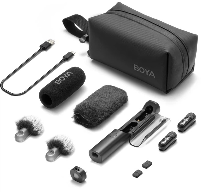 Бездротовий мікрофон BOYA Magic-05 Type-C Black