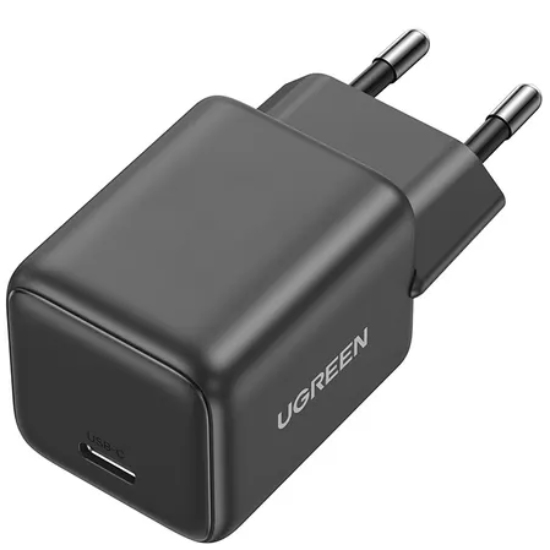 Зарядний пристрій Ugreen 1xUSB 20W (USB-C) PD GaN Tech X512 Сірий