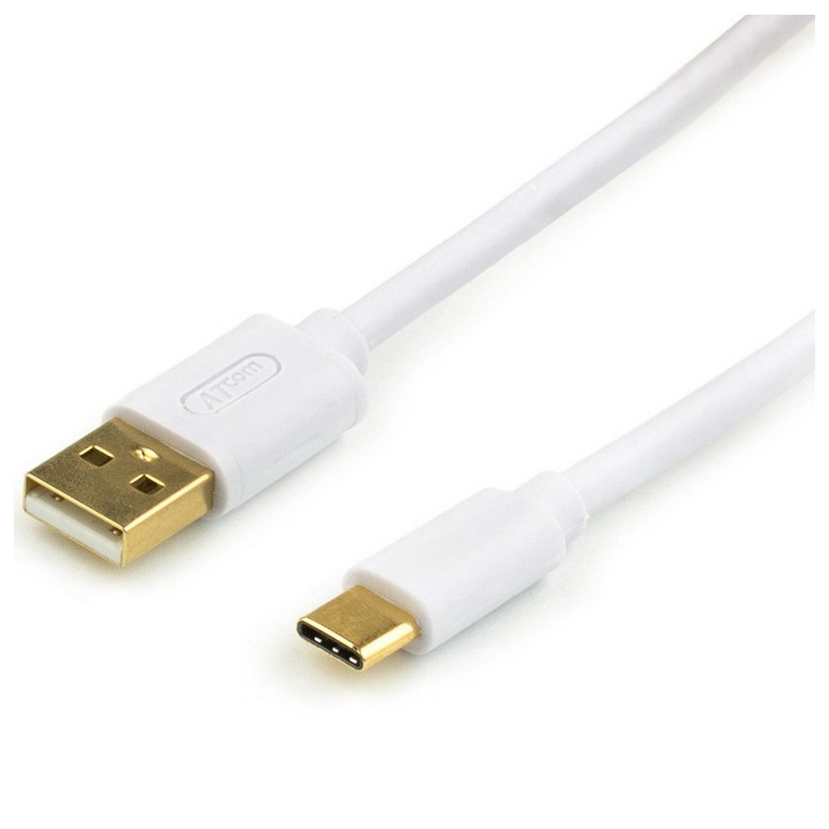 Кабель Atcom USB-C - Lightning, 2.4 А, 1,8м, White, блистер (A15278)