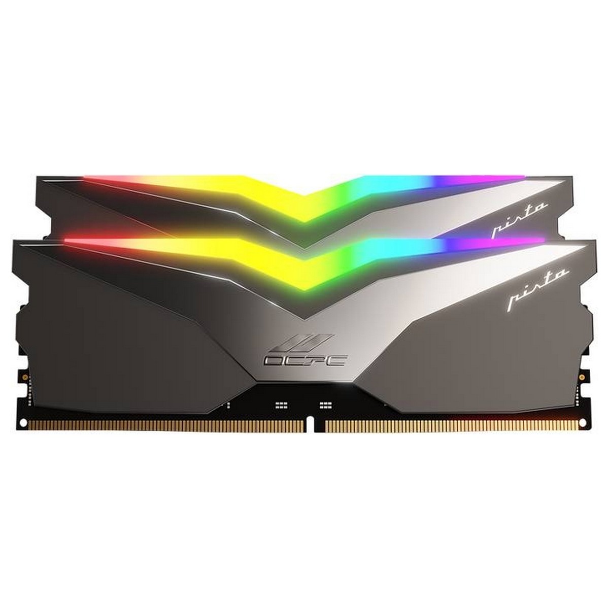 ОЗУ DDR5 64Gb 6200MHz (2*32Gb) OCPC PISTA RGB C40 Titan Kit