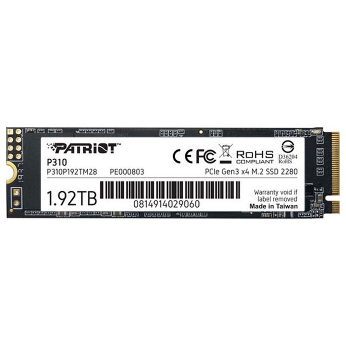 SSD диск Patriot P310 1.92 TB (P310P192TM28)