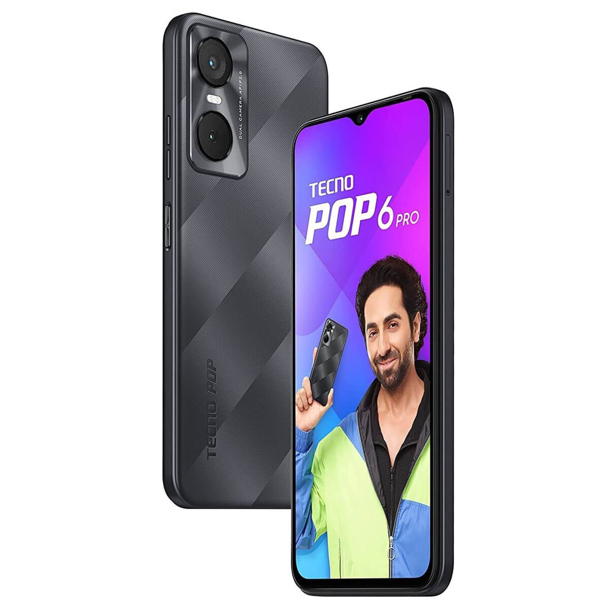 ᐉ Смартфон Tecno Pop 6 Pro (BE8) 2/32GB Dual Sim Polar Black  (4895180785511) • цены и характеристики на WO • Купить в Киеве, Харькове,  Днепре, Одессе, Запорожье, Львове - Украина