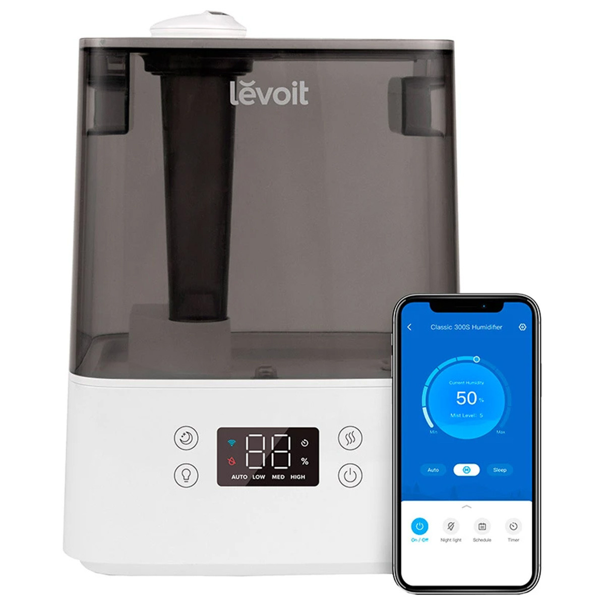 Увлажнитель воздуха Levoit Smart Ultrasonic Humidifier Classic 300S White (HEAPHULVSEU0034)