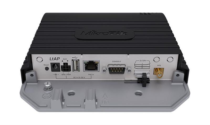 Wi-Fi Роутер Mikrotik LtAP RBLtAP-2HnD (880MHz/128Mb, 1xGE, 1хRS232, 2хMiniPCIe, 3хMin