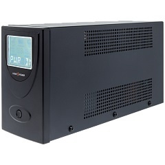 ИБП LogicPower UL650VA, Lin.int., AVR, 2 x евро, USB, LCD, металл