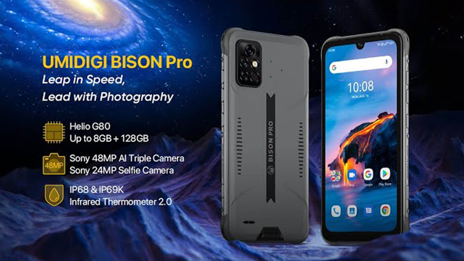 ᐉ Смартфон Umidigi Bison Pro 8/128GB Dual Sim Storm Grey_ • цены и  характеристики на WO • Купить в Киеве, Харькове, Днепре, Одессе, Запорожье,  Львове - Украина