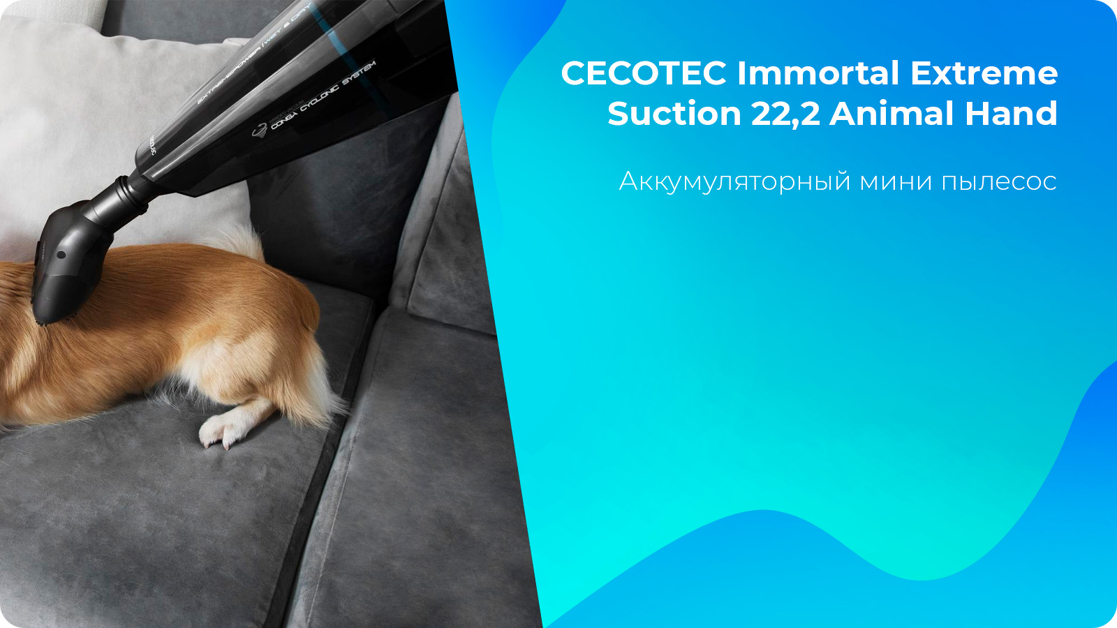 CECOTEC Conga Immortal Extreme
        Suction 22,2 Animal Hand