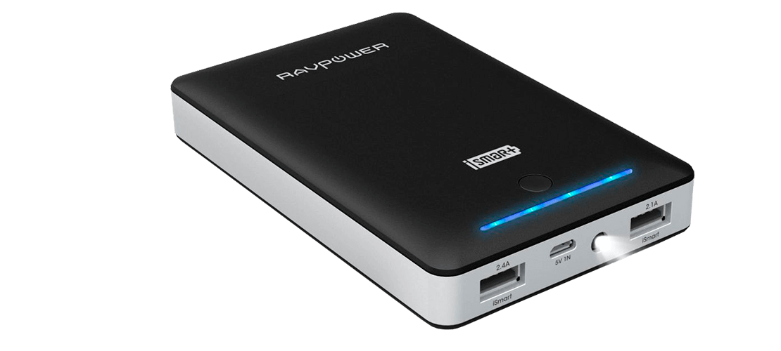 RAVPower 16750mAh Deluxe Portable Charger Black