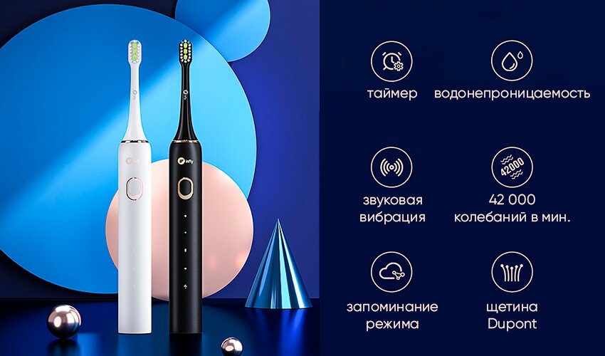 Електрична зубна щітка Xiaomi inFly PT02