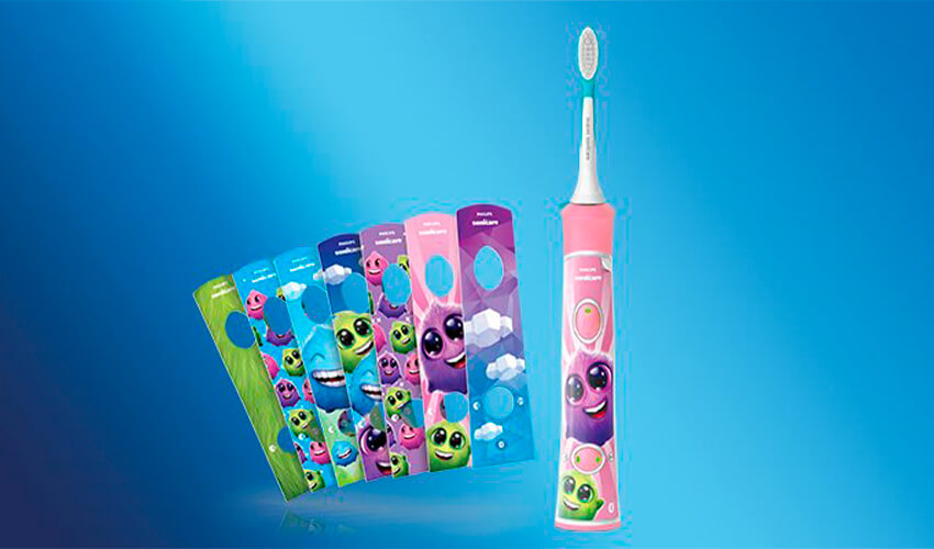 Електрична звукова зубна щітка Philips Sonicare For Kids (HX635242) -1