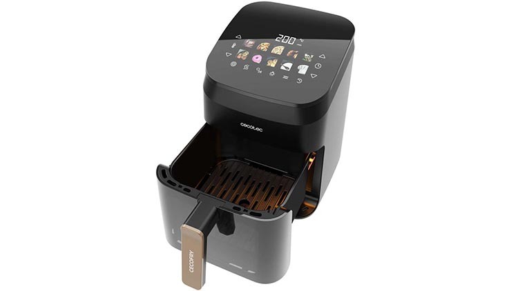 Мультипечь аэрогриль фритюрница Cecotec Cecofryandgrill Smokin 4500