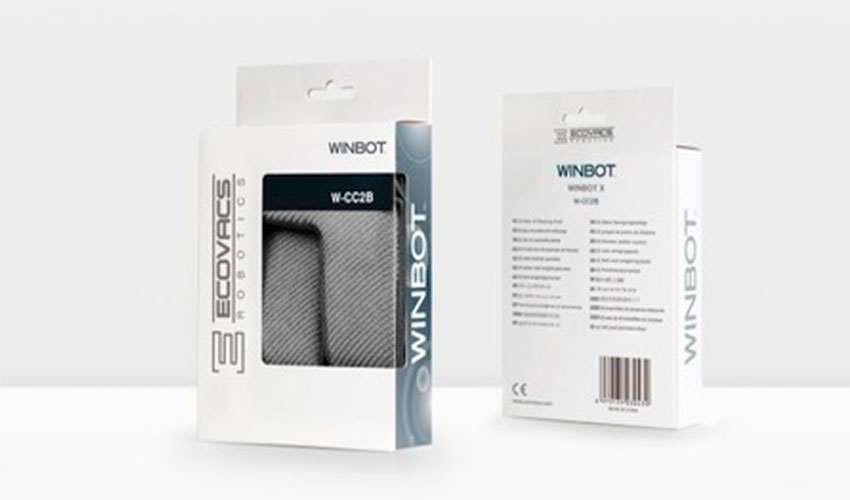 Чистящая ткань ECOVACS Cleaning Pads for WINBOT X (W-CC2B) -1
