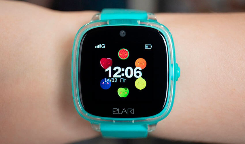 Детские смарт-часы Elari KidPhone Fresh Red с GPS-трекером (KP-FRed)