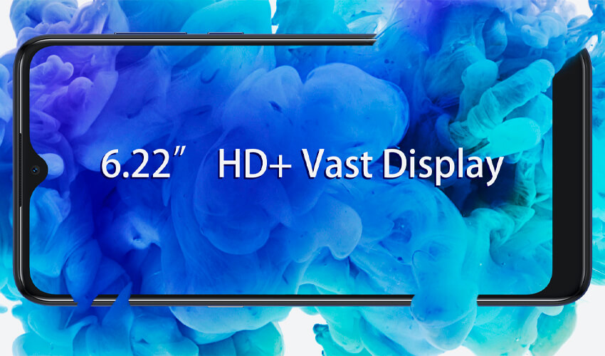 6,22’’ дюймовый HD + Vast Display