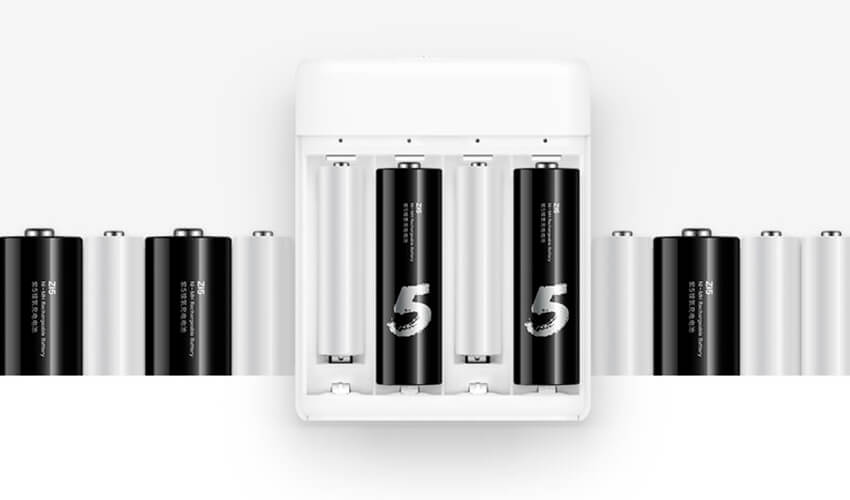 Аккумуляторные батарейки Xiaomi ZMI AAA 700mAh NiMh 4шт ZI7 (AA711)